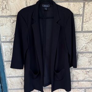 NYC Women's Elegant Black Suit Jacket Size 1X